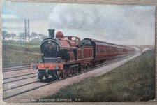 LEEDS AND BRADFORD EXPRESS - POSTCARD - RAPHAEL TUCK OILETTE FAMOUS EXPRESSES