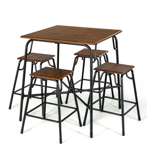 Pieces bar table set with - set, 4