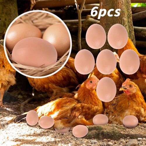 12x fake plastic eggs dummy - 6/12x,
