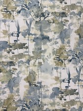 Prestigious Textiles Al Fresco Slate Blue - Fabric Remnants - L 2 m x W 143 cm