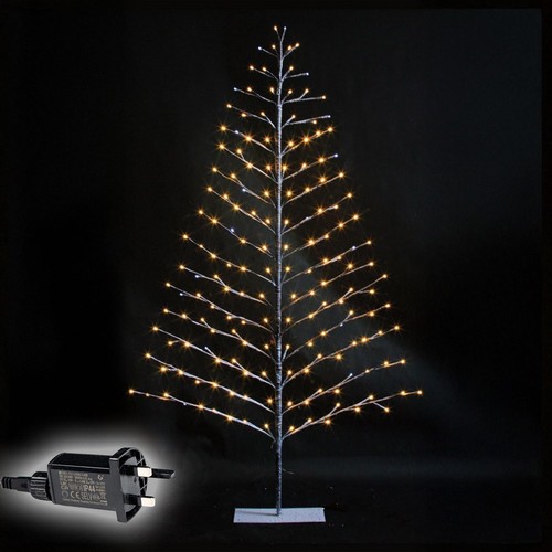 5ft pre lit - 5ft/1.5m, brown