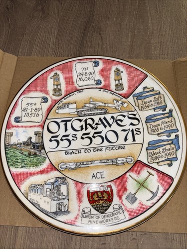 Mining plate cotsgrave - plate, (cotsgrave
