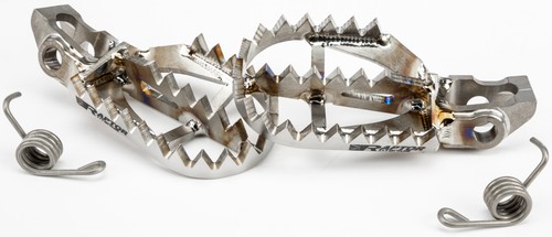 Raptor titanium foot pegs - titanium,