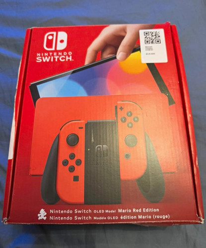 Nintendo switch oled mario - oled, red