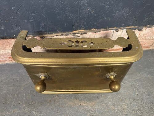 Brass fire fender front - brass,