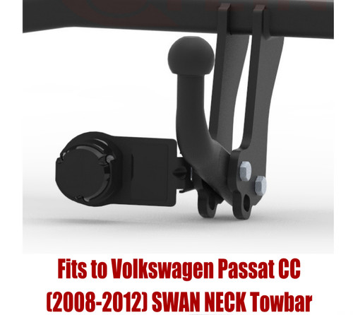 Swan neck tow bar - bar, for
