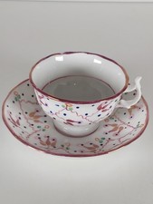 Antique Pink Floral Lustreware