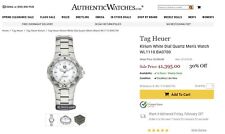 TAG Heuer mens Kirium swiss made divers watch F1 monaco aquarcer WL1110 FC5000