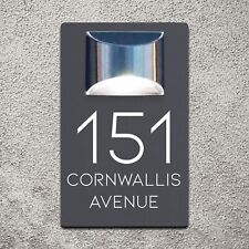 Personalised Grey House Number
