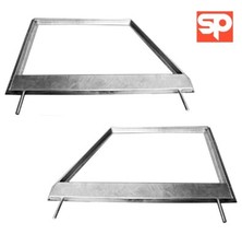 Pair Galvanised Door tops For Land Rover Series 2 Models 1958-1971 Unglazed