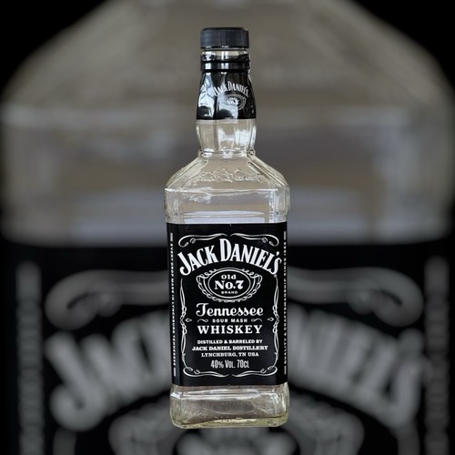 Empty jack daniels bottle - jack,
