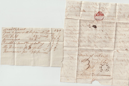 1801 belford horseshoe pmk - 1801,