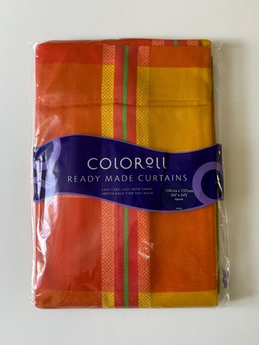 Vintage 90s coloroll curtains - 90s,