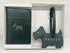 Brand New Radley Eltham Mews - Passport Cover & Luggage Tag - RRP £89 - Cedar