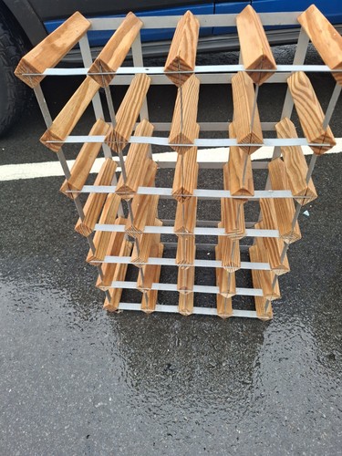 Wine rack sturdy pine and - sturdy,