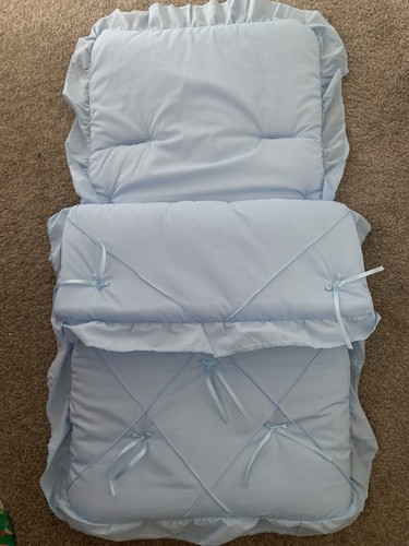 Baby winter footmuff blue - footmuff,
