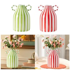 Porcelain Vase Flower Pot Housewarming Gift Plants Container Modern Home