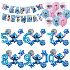 Stitch Lilo foil Balloon Happy