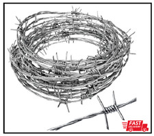 Real Barbed Wire 25Ft 18 Gauge