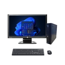 i5 6th Gen 16GB RAM 512GB/256GB SSD- SFF/Desktop PC 23" Monitor PC Setup - W11