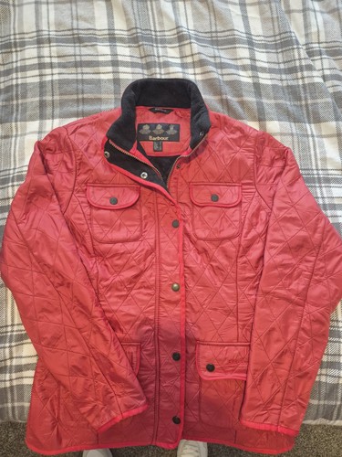 Womens red barbour - womens,