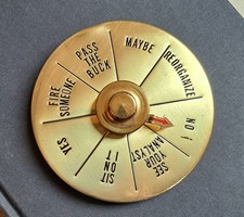 Vintage Brass Paperweight