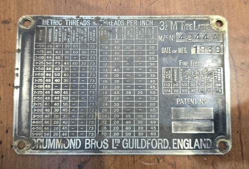 Drummond bros type - drummond, m-type
