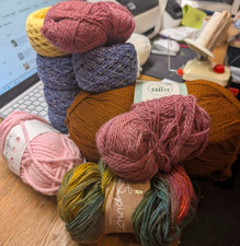 Knitting  Yarn Wool Mixed/