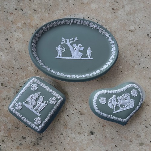 Wedgewood sage green piece - green, 4
