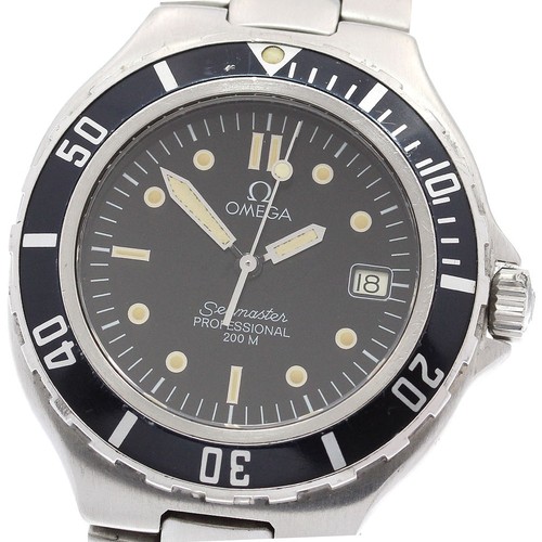 Omega seamaster200m date - omega, black