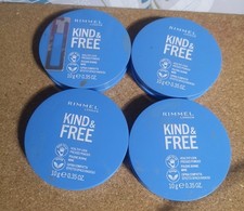 4x job lot RIMMEL Kind & Free Healthy Look Pressed Powder 10g nr. 50 damaged