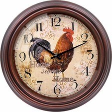 Decorative Rooster Wall Clock