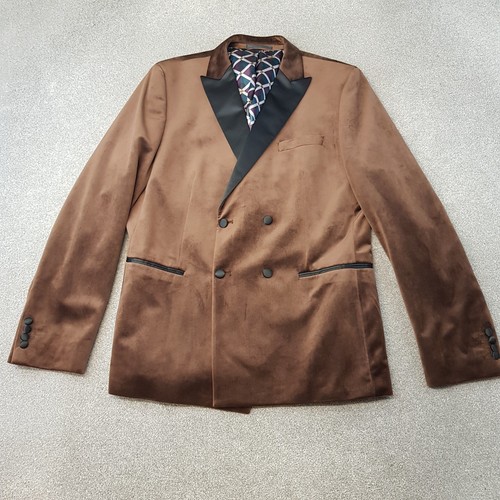Next jacket 44l brown velvet - next,