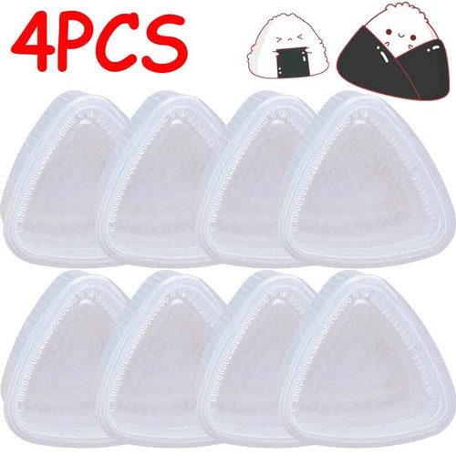 2pcs triangle rice ball mold - 2pcs,