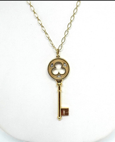 Tiffany 18k gold diamond - &,