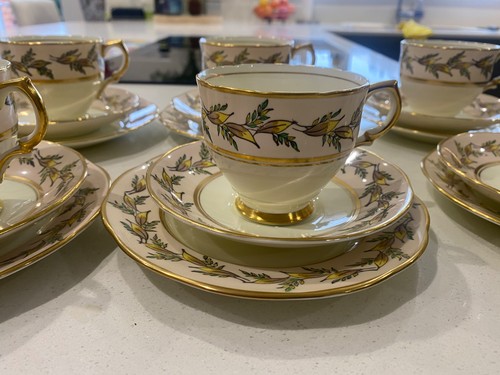 Bone china tea - sets, used