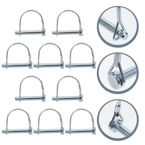 10pcs wire retainer shaped - retainer, d-shaped