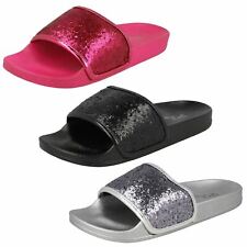 Ladies Spot On Flat Glitter