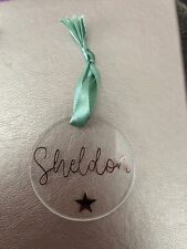 Handmade Sheldon name Decor Rose Gold - Great For Animal Enclosure
