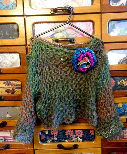 Designer wool mohair mix - wool, &