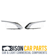 FRONT BUMPER CHROME MOULDING GRILLE SET PEUGEOT 308 SW ALLURE ESTATE 2013-2018