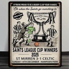 PERSONALISED  ST MIRREN CUP