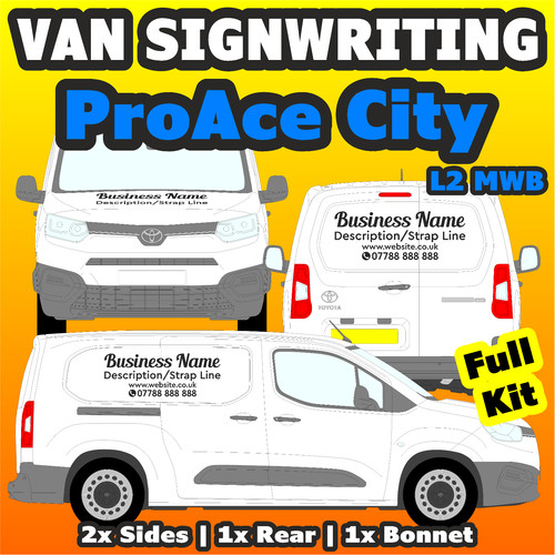Toyota proace city van sign - toyota,