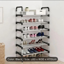 Multi-layer Tier 6 shoe rack