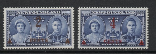 Newfoundland 1939 surcharge - 1939,