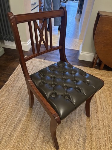 Vintage chesterfield leather - chesterfield,