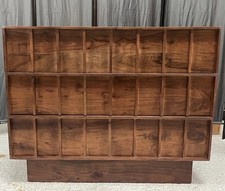 Swoon Sandon Three-drawer Chest of Drawers, Dark Brown Acacia RRP749