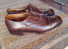Sanders Leather Hobnail Shoes British Army Dress Shoes UK8M