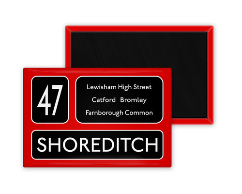 London bus destination fridge