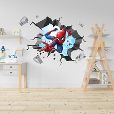Spiderman Superhero Popular Characters Room Decorations Removable Repositionable